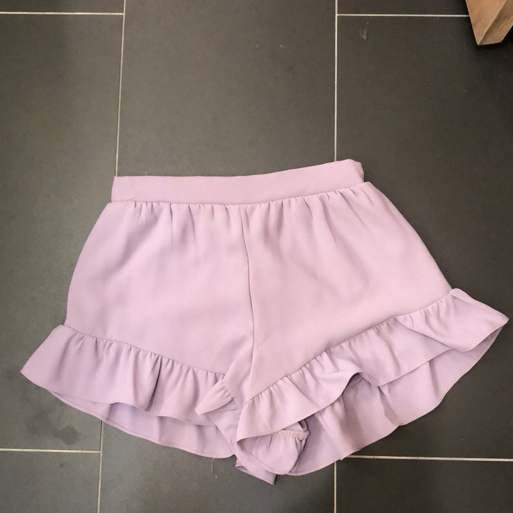 Small purple flowy shorts!